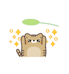 ふてぶてキジトラ猫の動くスタンプ（個別スタンプ：19）