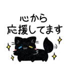 3匹のくろねこ♦ろぜさん ゆる敬語編（個別スタンプ：18）