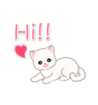 まったり白猫の毎日（個別スタンプ：3）