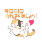 まったり三毛猫の毎日（個別スタンプ：34）