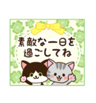 さわやか♪ねこまみれの日常・挨拶（個別スタンプ：24）