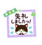 さわやか♪ねこまみれの日常・挨拶（個別スタンプ：39）