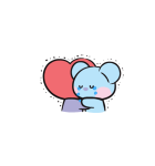 ユニバースターBT21 minini（個別スタンプ：14）
