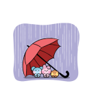ユニバースターBT21 minini（個別スタンプ：17）
