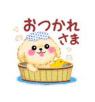 毎日使える春のかわいいトイプードル（個別スタンプ：9）