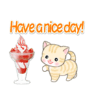 ベビーにゃんこと春スイーツ（個別スタンプ：5）