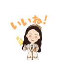 制服の学生（個別スタンプ：8）