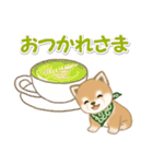 よちよち豆柴と春スイーツ（個別スタンプ：14）