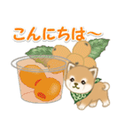 よちよち豆柴と春スイーツ（個別スタンプ：33）