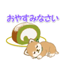 よちよち豆柴と春スイーツ（個別スタンプ：36）