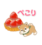 よちよち豆柴と春スイーツ（個別スタンプ：40）