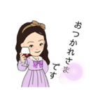 お母さんと子ども（個別スタンプ：25）