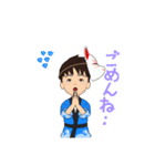 親子三人の夏祭り（個別スタンプ：18）