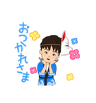 親子三人の夏祭り（個別スタンプ：23）