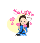 親子三人の夏祭り（個別スタンプ：36）