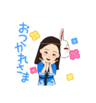 親子三人の夏祭り（個別スタンプ：38）