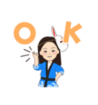 親子三人の夏祭り（個別スタンプ：39）