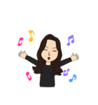 ジーンズのお姉さん（個別スタンプ：13）