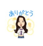 ジーンズのお姉さん2（個別スタンプ：2）