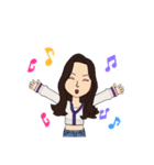 ジーンズのお姉さん2（個別スタンプ：13）