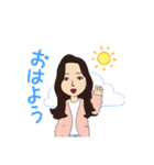 ジーンズのお姉さん3（個別スタンプ：5）