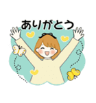 ふんわりリボンちゃん 8 ♡ ほっこり春（個別スタンプ：10）