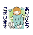ふんわりリボンちゃん 8 ♡ ほっこり春（個別スタンプ：12）
