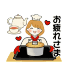 ふんわりリボンちゃん 8 ♡ ほっこり春（個別スタンプ：13）