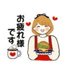 ふんわりリボンちゃん 8 ♡ ほっこり春（個別スタンプ：14）