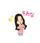 ジーンズのお姉さん4（個別スタンプ：15）