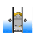 三毛猫のみーこ★武士魂（個別スタンプ：8）