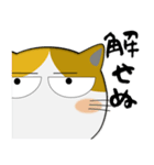 三毛猫のみーこ★武士魂（個別スタンプ：10）
