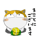 三毛猫のみーこ★武士魂（個別スタンプ：13）
