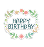 ステッカー風＊誕生日・お祝い（個別スタンプ：2）