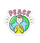 PEACEスタンプ（個別スタンプ：2）