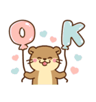 コツメカワウソ♡毎日素敵な日常（個別スタンプ：16）