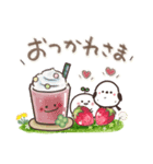 まるいやつらとトリさん☆あいさつ 2（個別スタンプ：6）