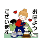 キュートなお団子ちゃん 9 ☆ ほっこり春（個別スタンプ：1）