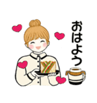 キュートなお団子ちゃん 9 ☆ ほっこり春（個別スタンプ：2）