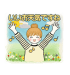 キュートなお団子ちゃん 9 ☆ ほっこり春（個別スタンプ：6）