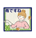 キュートなお団子ちゃん 9 ☆ ほっこり春（個別スタンプ：7）
