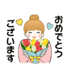 キュートなお団子ちゃん 9 ☆ ほっこり春（個別スタンプ：34）