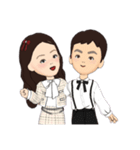 おねえちゃんとおとうと 春の服装（個別スタンプ：3）
