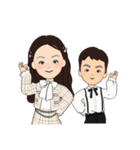 おねえちゃんとおとうと 春の服装（個別スタンプ：5）