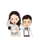 おねえちゃんとおとうと 春の服装（個別スタンプ：6）