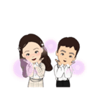 おねえちゃんとおとうと 春の服装（個別スタンプ：9）
