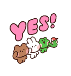 LINE FRIENDS minini（個別スタンプ：5）