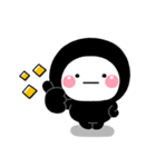 ず～っと使える♡大人のくろしろまるマン（個別スタンプ：13）