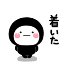 ず～っと使える♡大人のくろしろまるマン（個別スタンプ：20）