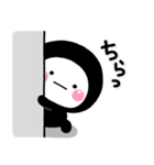 ず～っと使える♡大人のくろしろまるマン（個別スタンプ：22）
